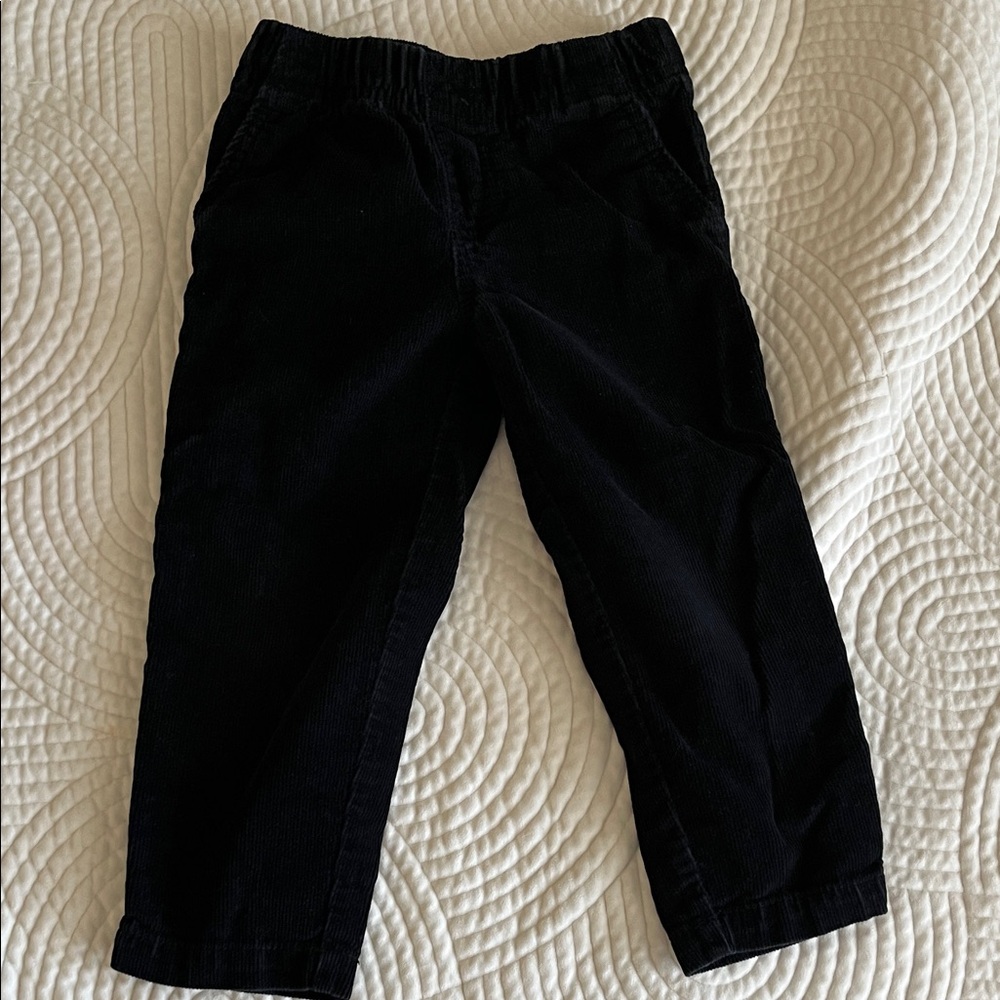 Carter's Classic Black Toddler Boys Corduroy Pants